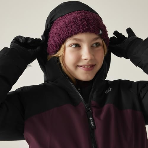 Dare2b Unisex Kids Impose V Ski Jacket, Black Fig, 14 Years EU - Image 9