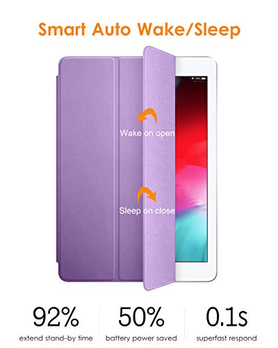 Dtto Ipad 9.7 Case 2018 Ipad 6Th Generation Case / 2017 Ipad 5Th Generation Case, Slim Fit Lightweight Smart Cover With Soft Tpu Back Case For Ipad 9.7 2018/2017 [Auto Sleep/Wake] - Clove Purple #TOP6