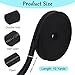 Nogeqi 1/2 Inch Black Bias Tape for Sewing,10 Yards Black Double Fold Bias Tape,Binding Tapes Hemming Tapes for DIY Garment Sewing, Seaming, Piping, Quilting