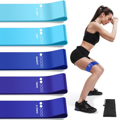 5-Level Fabric Resistance Loop Band Set (Blue)