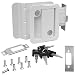 RV Travel Trailer Entry Door Lock Polar White Paddle Deadbolt