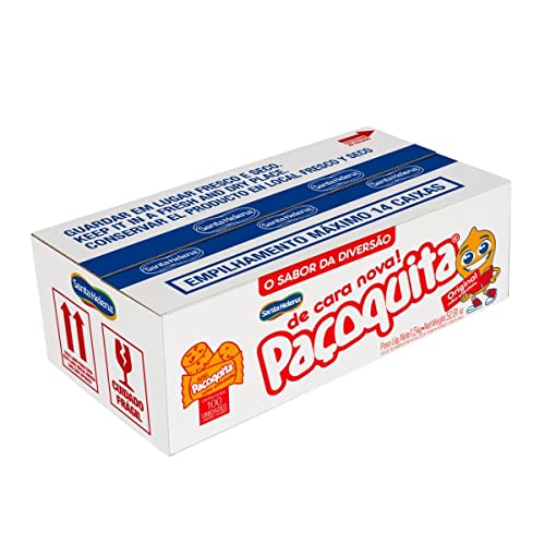 Paçoca Rolha Paçoquita Embalada Santa Helena 100 unidades