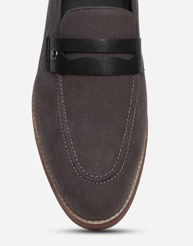 Image of Monte Carlo Mens Solid Slip on Micro Fiber Penny Loafers (201823FW)