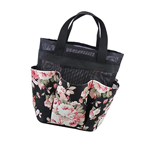 Cesta de Aseo Bolsa de Ducha Impermeable cesto de Aseo de Gran Capacidad Travel Bag Organizador para baño Sports Bag Bolsa de cosméticos Impermeable Bolsa de Ducha de baño Black CALLARON