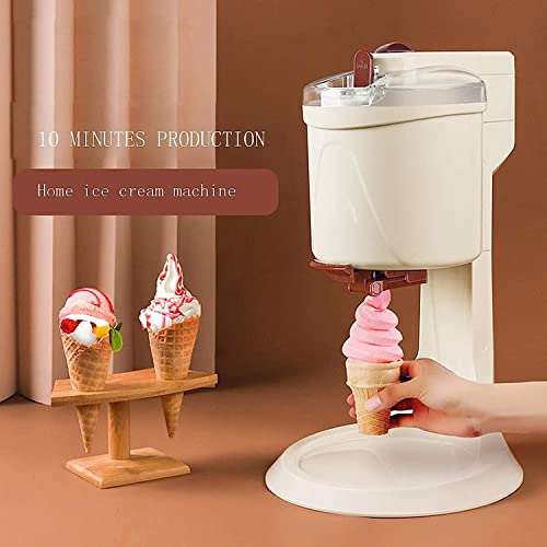Samnuerly Softeismaschine Maschine Eismaschine Home Kleine Mini Automatische Kegelmaschine Hausgemachte Eismaschine 1L… – Bild 5