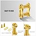 Pack of 4 Connectors for Motorcycle Pocket Bike Chain Pocket Bike Cross Gold Master Link Replacement for 50cc 70cc 90cc 110cc 125cc ATV Quad 4 Wheeler Pocket Bike Made in China, 25H