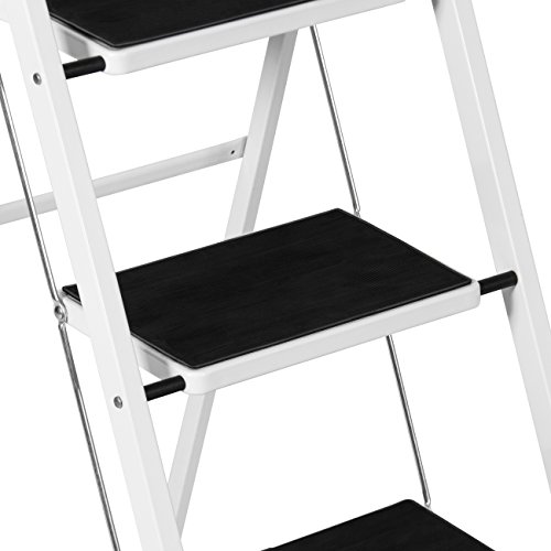 Best Choice Products Portable Folding 4-Step Ladder w/Hand Rail, 300lb Capacity