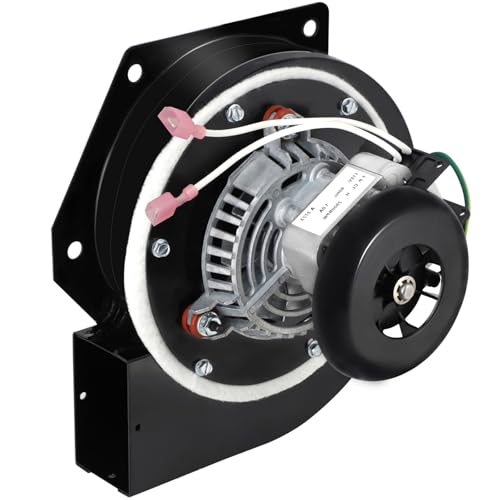 Hiorucet 812-4400 Combustion Blower Motor for Quadrafire Castile, Santa Fe, Contour, Outfitter, PelPro PP130, PP60, PP70, PPC90, PP150, Heatilator Eco Choice PS35, Pleasant Hearth PH50CABPS, PH35PS -  02-MH6022-22526-U