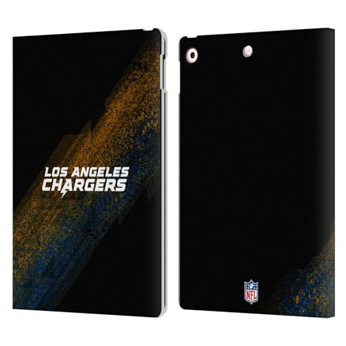 Coque iPad 10.2 Los Angeles Chargers étui portefeuille cuir Apple protection NFL