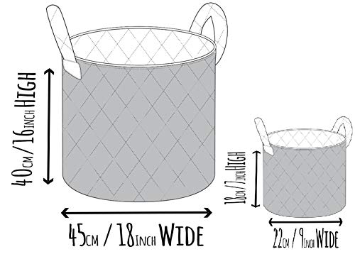 Minene - Contenitori pieghevoli in tessuto, Cesti