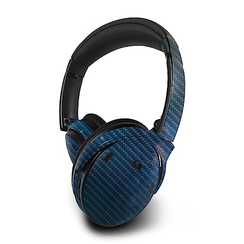 Image of MightySkins Carbon Fiber Skin Compatible with Bose QuietComfort 45 Headphones Night Sky | Protective, Durable Textured Carbon Fiber Finish | Easy to Apply | Made in The USA