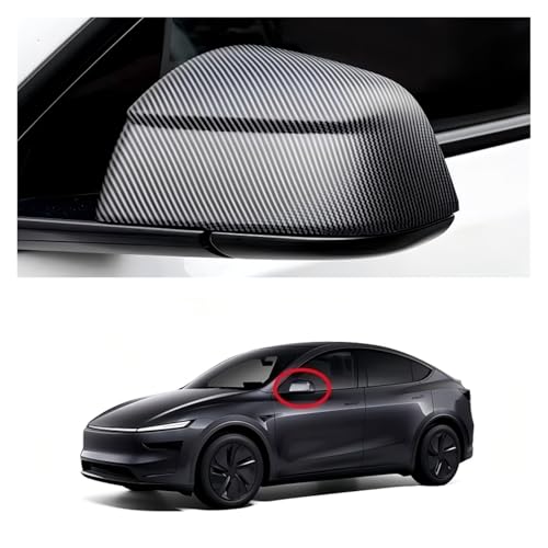 Rétroviseur Tesla Model Y Juniper 2025 aspect carbone premium