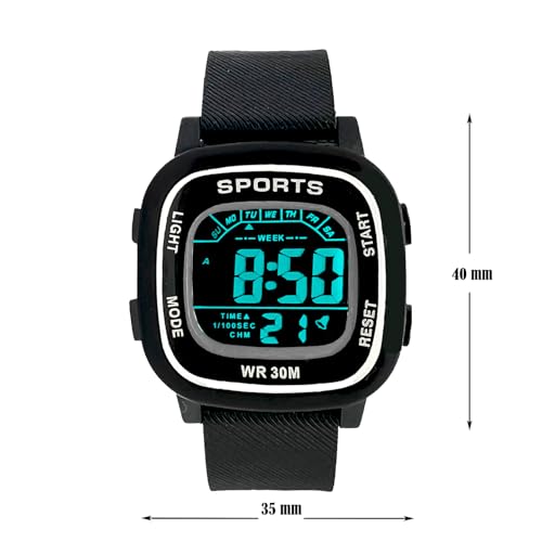 Image of Time Up Digital Dial 2025 Shock-Proof Water & Dust Resistant Alarm Student Watch for Boys & Girls (Age 5-17 Years)-GSK-101