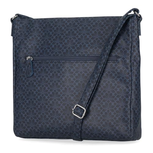 MultiSac Lorraine Women's Crossbody Bag, Denim Geo Diamond4