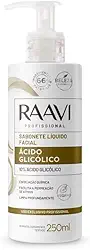 Sabonete Líquido Facial Ácido Glicólico 10% Raavi 250 ml