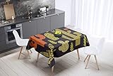 Material de alta calidad fabric tejido de poliéster. los manteles resistentes a las manchas y las arrugas agregan un toque elegante a las mesas. - diseñado y fabricado en turquía