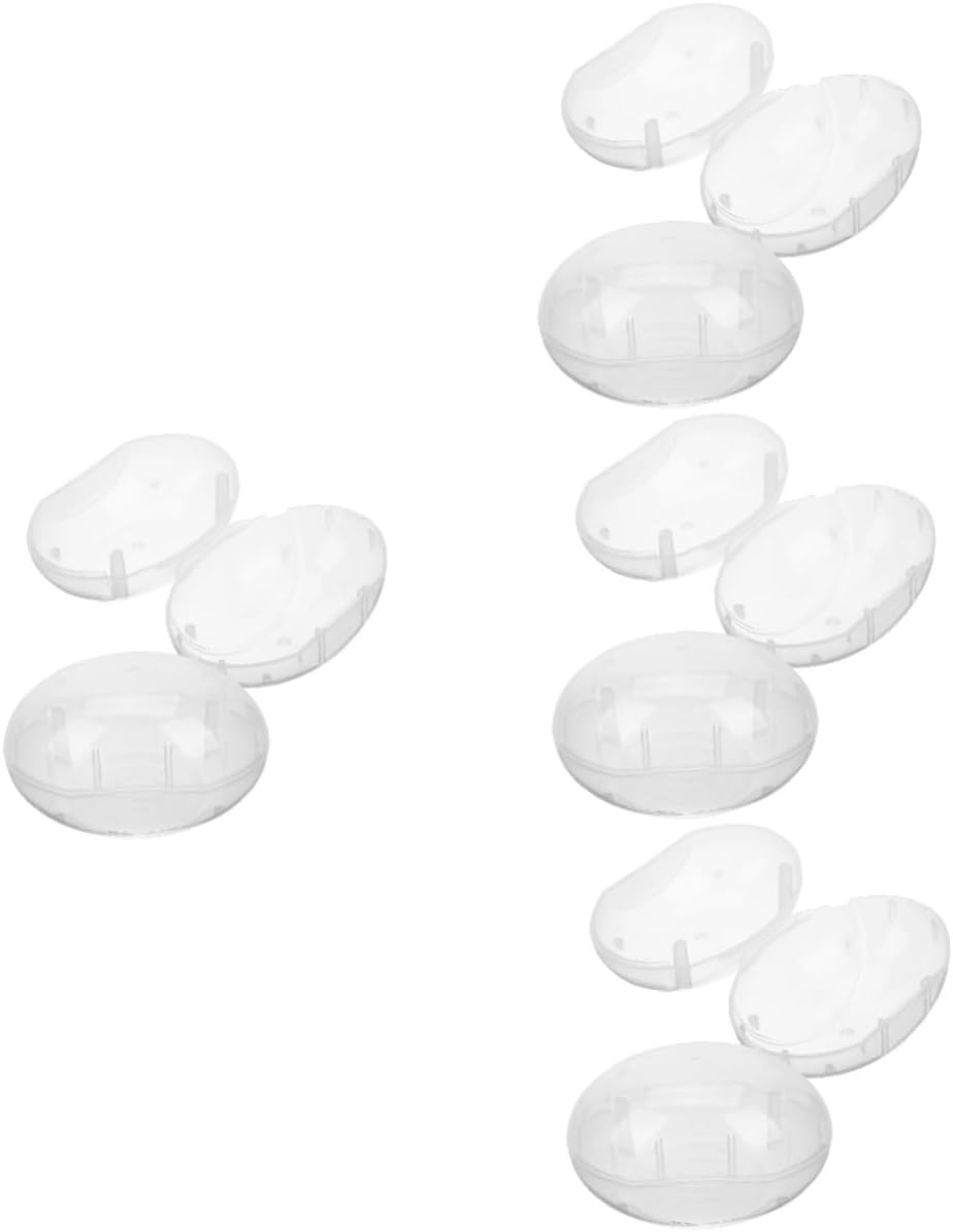 Gatuida 8pcs Reusable Period Storage Box Transparent Container for Care Supplies Lightweight and High-Temperature Resistant Go Use