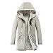 Qienjn Manteau En Coton Hommes Longue Mode Décontractée Couleur Unie Veste À Capuche Hommes Printemps Automne Élégant Gentleman Chaud Confortable Manteau Hommes D-Beige L