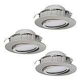 Die energiesparenden LEDs spenden angenehmes warmweißes Licht (je 3000 Kelvin, 6 Watt, 500 Lumen). Die LED Leuchtmittel sind bei Bedarf austauschbar