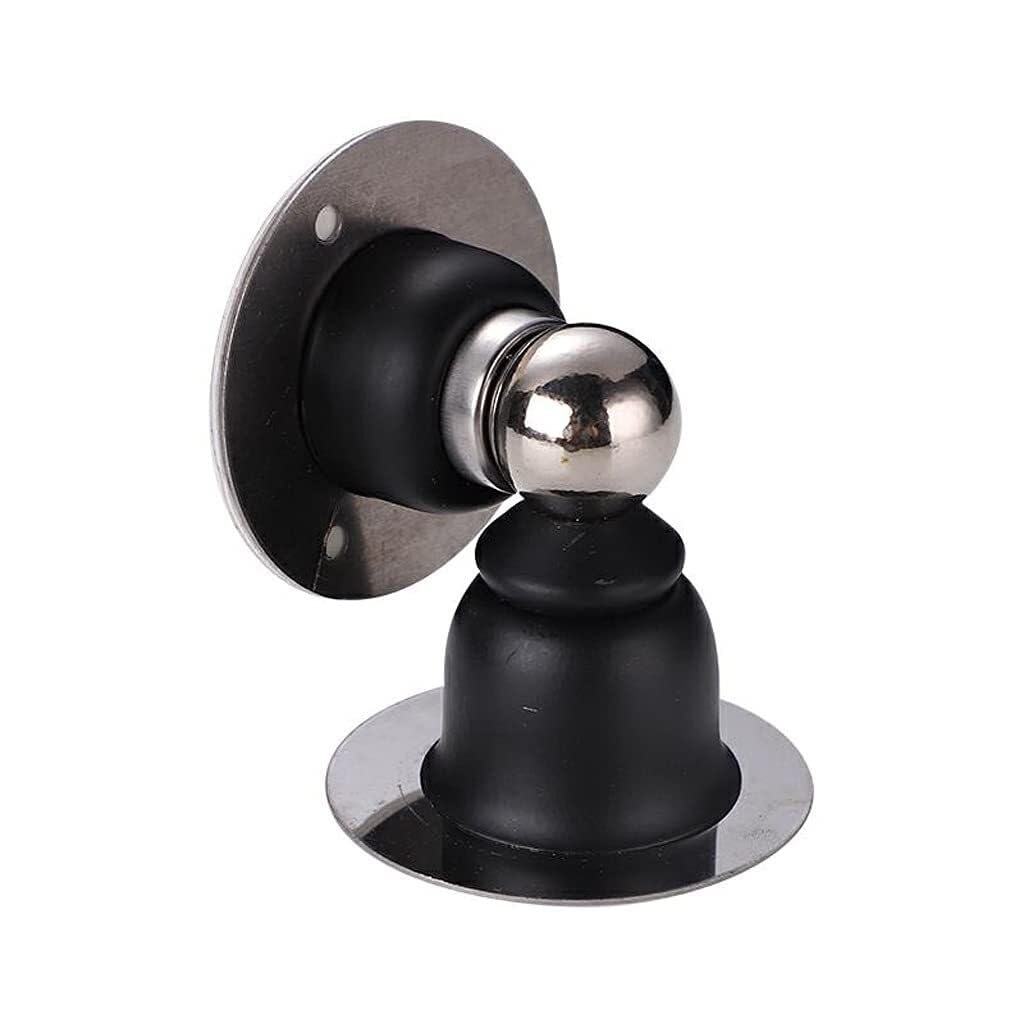 Magnetic Door Stop Stainless Steel Door Stopper Sticker Toilet Glass Hidden Holders Catch Floor Nail-Free Doorstop Hardware(D)
