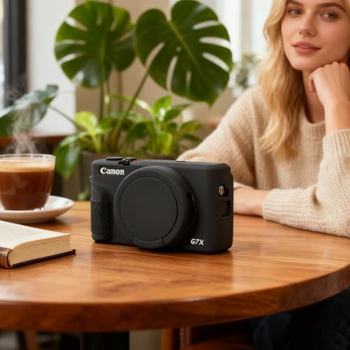 Funda para cámara Canon G7X Mark III silicona suave miniatura 4