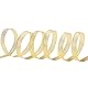 MOLSHINE 10mm x 45m (2 Rollen) Goldene Organzabänder Schimmerndes, dünnes Glitzerband für Heimwerken,Basteln,Weihnachten Dekorative