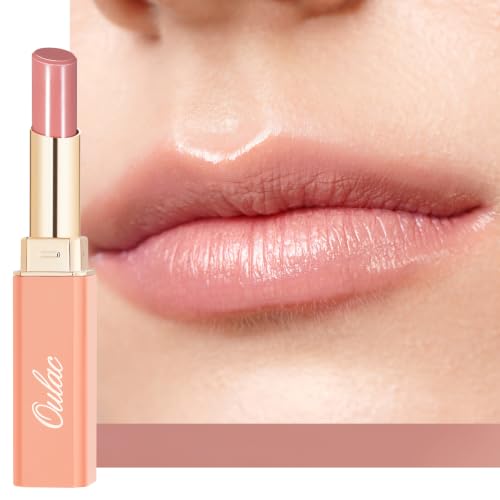 Oulac Labial Hidratante Rosa Nude - Barra de Labios Brillo con Manteca de Karité para Nutrir los Labios, Acabado Brillante, No Pegajosa, Bálsamo Alta Pigmentación, Vegan & Cruelty Free 14
