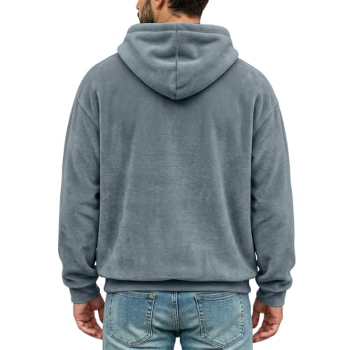 TERGHTP Mens Pet Pouch Hoodie Cat Dog Carrier Fleece Casual Sweatshirt - image 6