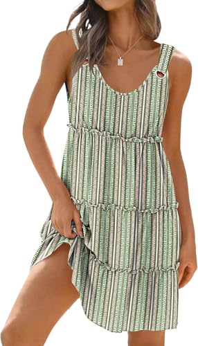 Image of Disamer Summer Dresses for Women 2026 Sundresses Vacation Sleeveless Beach Swimsuit Cover Ups Spring Outfits Casual Sun Dress