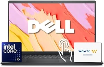 Inspiron 15.6" 2K Touchscreen Business Laptop, 13th Gen Intel Core i5 (Beat i7-1250U), 12GB RAM, 768GB Storage (256GB PCIe SSD + 512GB External), Windows 11, w/WOWPC Bundle