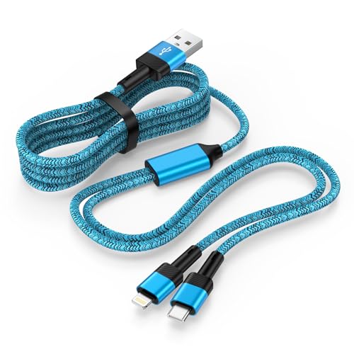 Amazon.co.jp: Zacenei iPhone 充電ケーブル 1.2m 2in1 急速充電 USB-A