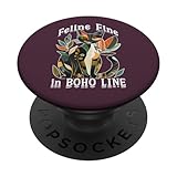 Photo Gallery feline fine in boho citazione vintage bohemian cat boho style popsockets popgrip intercambiabile Photo Gallery feline fine in boho citazione vintage bohemian cat boho style popsockets popgrip intercambiabile