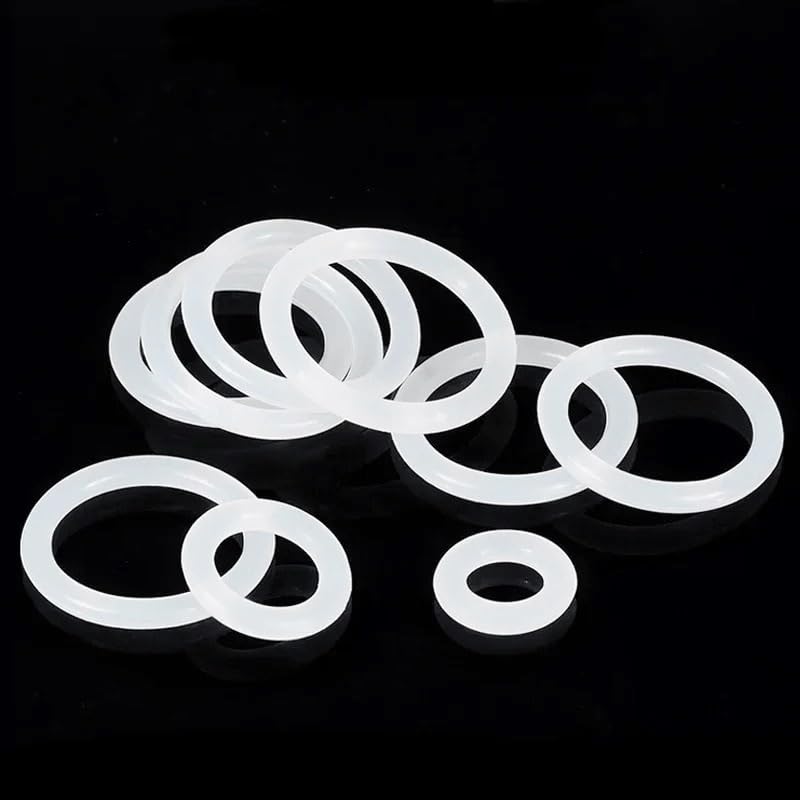 2,5 mm biały silikonowy pierścień uszczelniający 10 sztuk do uszczelki O-ring izolacji sprzętowej(OD 39mm)