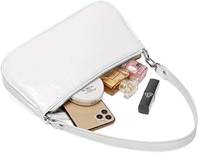 Small Shoulder Bags for Women Mini Handbags with Croc Pattern