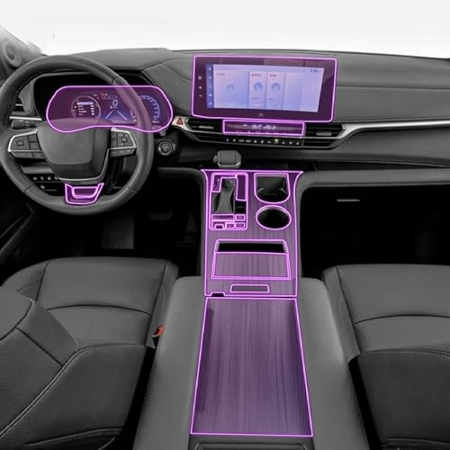Film transparent en TPU fini les rayures intérieur Toyota Sienna 2023