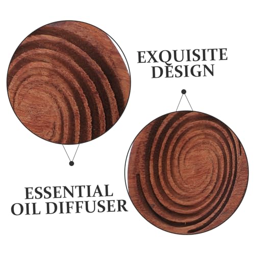 Difusor aromático eléctrico de madera para auto portátil miniatura 7