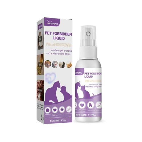 Cikiki Spray anti-anxiété pour chat - Solution apaisante à base de phéromones