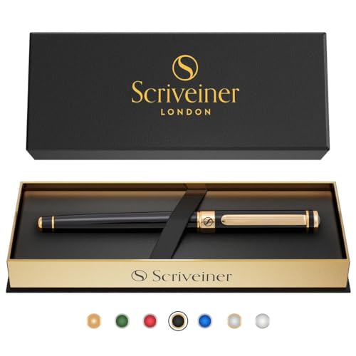 Scriveiner Rollerball Pen Bolígrafo Roller de Gama Alta con