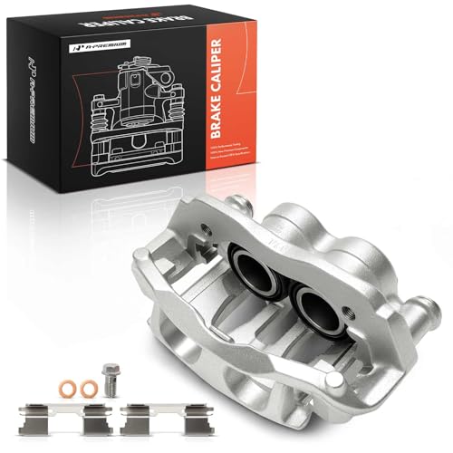 A-Premium Disc Brake Caliper Assembly with Bracket Compatible with Mercedes-Benz, Freightliner & Dodge Vehicles - Metris 2016-2022, Sprinter 2500 - Front Left Driver Side by A-premium - Used condition - CA$94.83