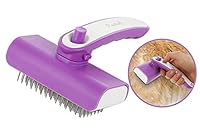 Algopix Similar Product 13 - Poodle Pet Self Cleaning Slicker Brush