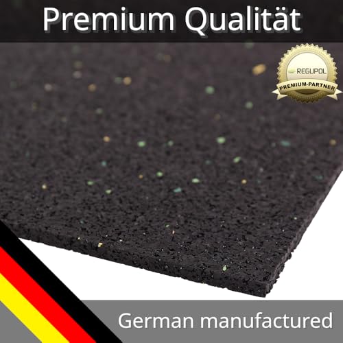 WiCo® Regupol Cargo mat 7210® 3 mm dick, 800x1.200 mm (BxL) / schwarz/Antirutschmatte, Ladungssicherung, Vibrationsdämpfung, Akustikentkopplung, Bautenschutz