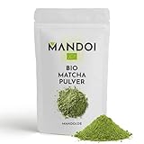 Mandoi - BIO Matcha Tee Pulver, 100g - Premium Qualität