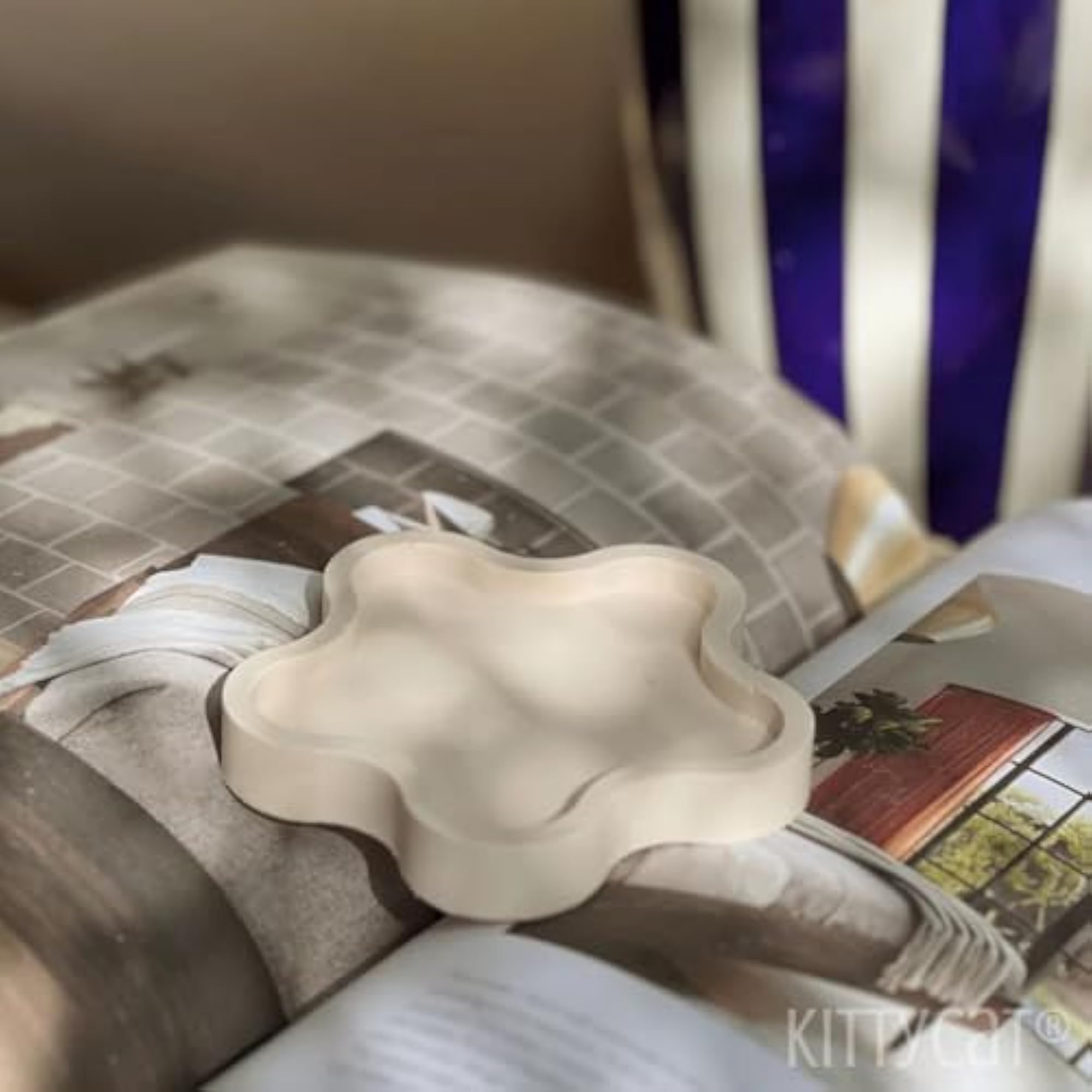 Pack of 2 Concrete Star Trinket Trays