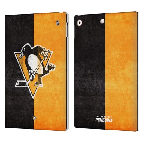 Protection iPad 10.2 NHL Pittsburgh Penguins étui cuir portefeuille Apple