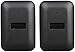Amazon Basics 12W One Port USB-A Wall Charger (2.4A) for Phones (iPhone 15/14/13/12/11/X, Samsung, and more), Pack of 2, Black