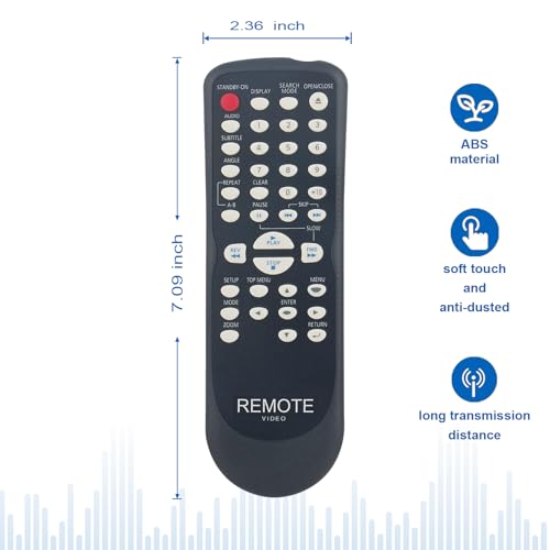 Télécommande de rechange NB093 lecteur DVD CD Magnavox MDV2100 MDV2300