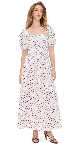 o.p.t Women's Nan Maxi Dress, Tomato Print, L at Amazon Women's Clothing store