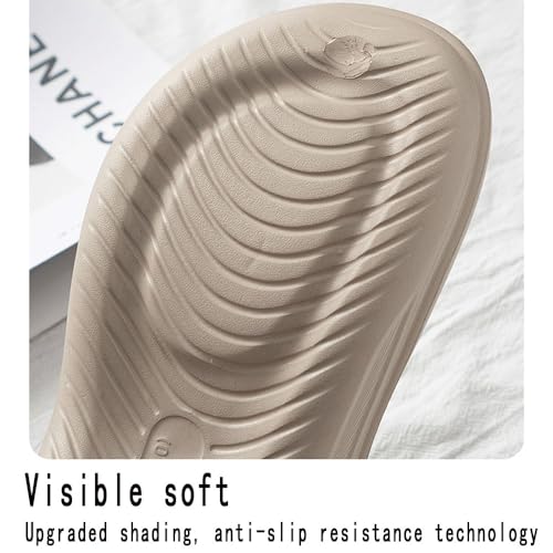 Quenta 2025 New PillowSlides For Women, Pillow Arch Support Flip Flops WomenMen,Platform Soft Summer Beach Shoes Non-slip Comfort Lightweight3
