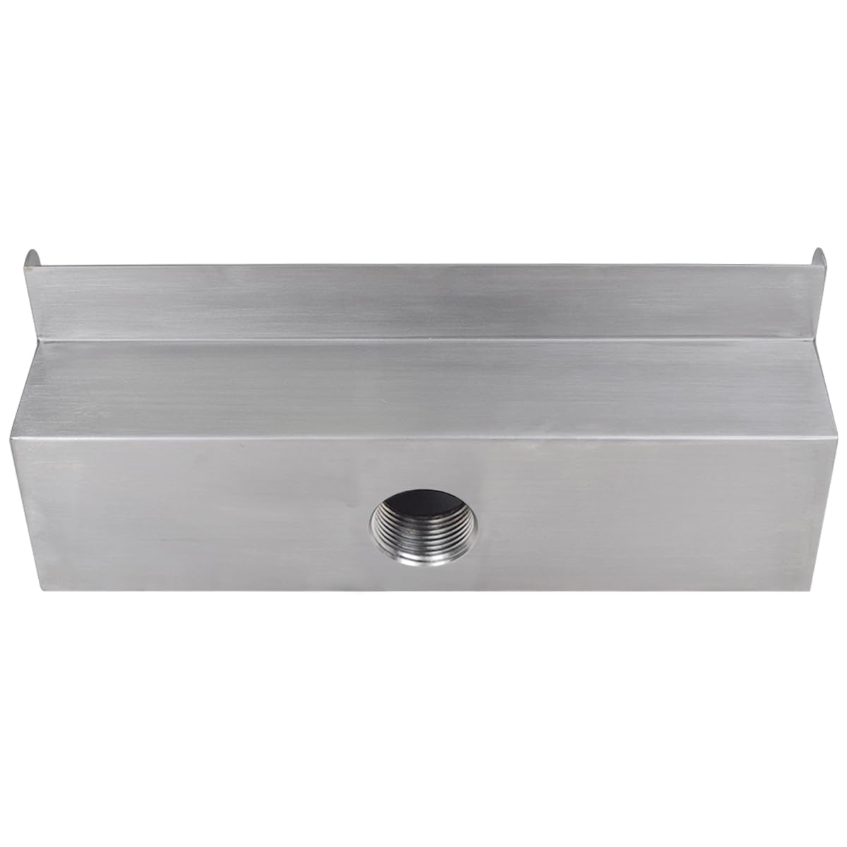 vidaXL Edelstahl Wasserfall 30cm Wasserauslauf Waterfall Wasserspiel Kaskade