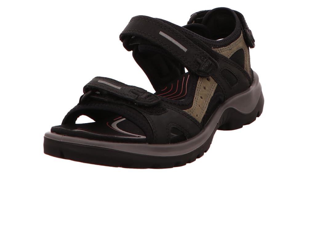 ECCO Offroad Women's Open Toe Sandals, Black Mole Black, 7.5 UK